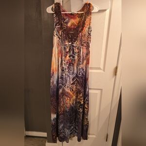 Style & Co. Vibrant Multicolor Maxi Dress